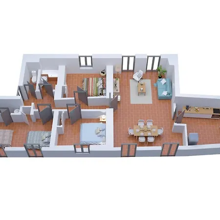 Appartement Cocon Carcassonnais - Parking Gratuit - Wifi - Netflix - Proche Cité - Equipée